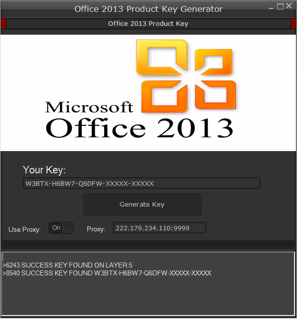 enter microsoft office product key